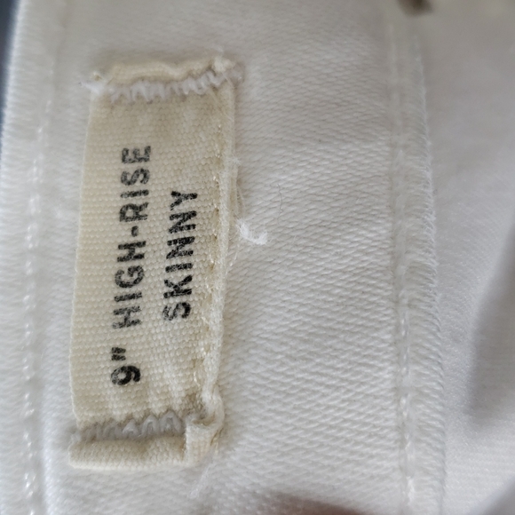 Madewell White 9" skinny jeans - Picture 4 of 4
